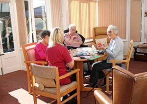 seating area for residents